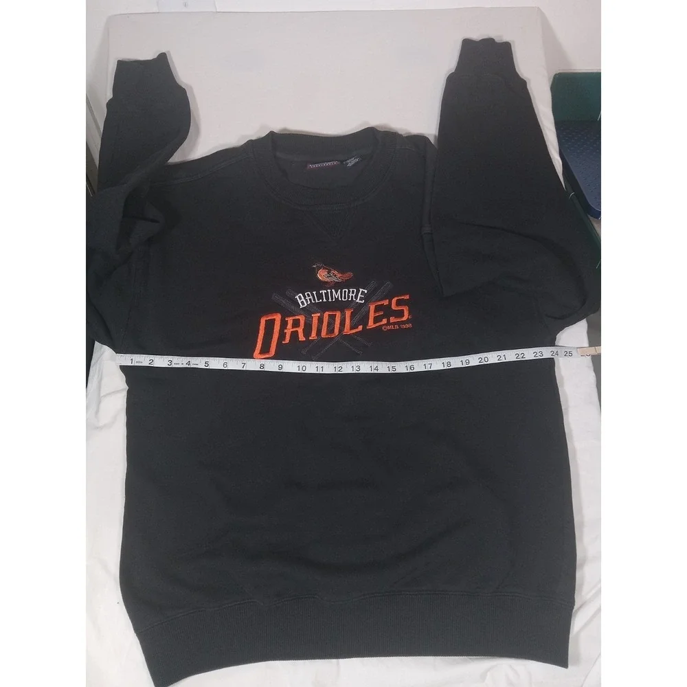 Vintage Black Baltimore Orioles Sweatshirt  Crable Sportswear - MLB - Large 1998